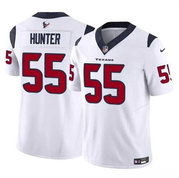 Youth Houston Texans #55 Danielle Hunter White 2024 F.U.S.E Vapor Untouchable Limited Stitched Jersey Dzhi